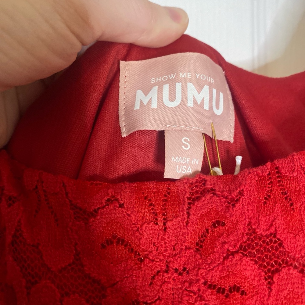 Show Me Your Mumu Red Ricci Skort Mini Dress - Picture 8 of 9